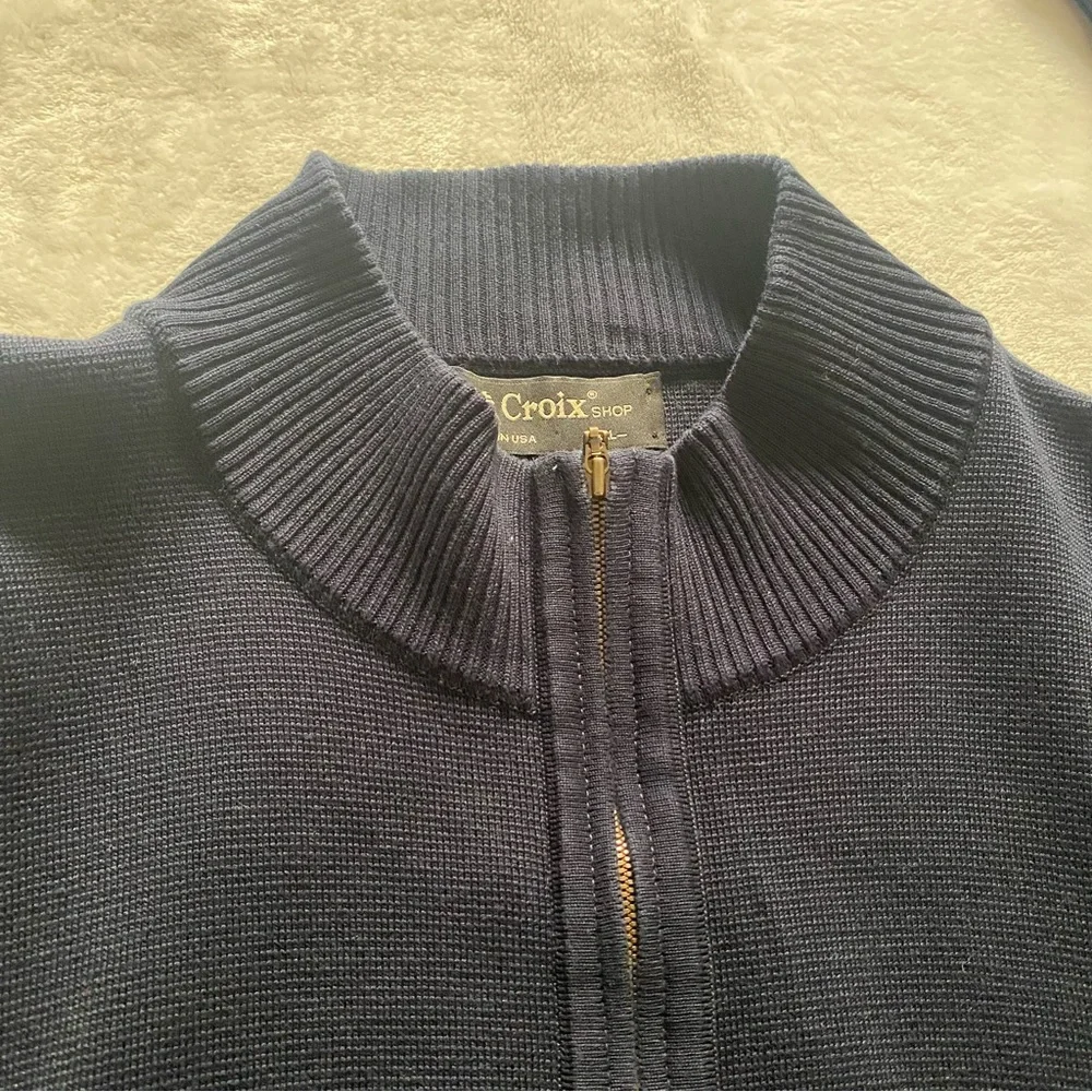 ST.Croix Men’s Blue Zip-up Cardigan XXL